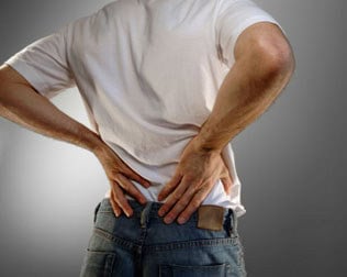 Image of lower back pain.