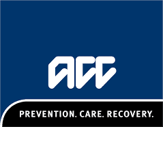 Logo of the Accident Compensation Corporation - ACC